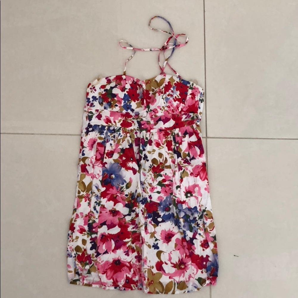 Floral Halter Dress